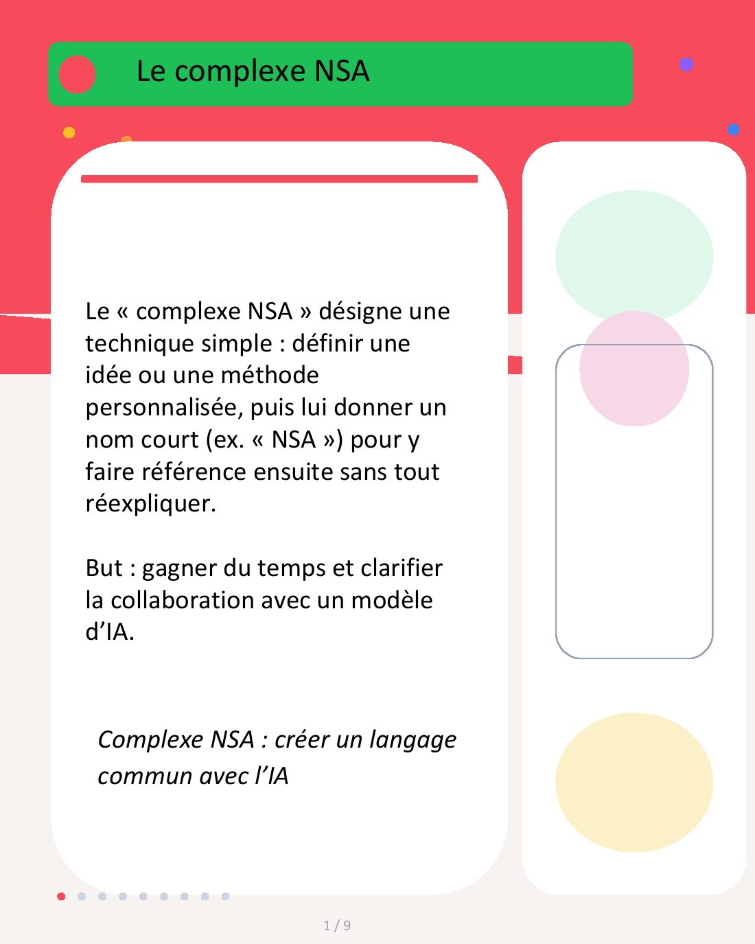 Couverture du carrousel Complexe NSA - Créer un langage commun avec l’IA