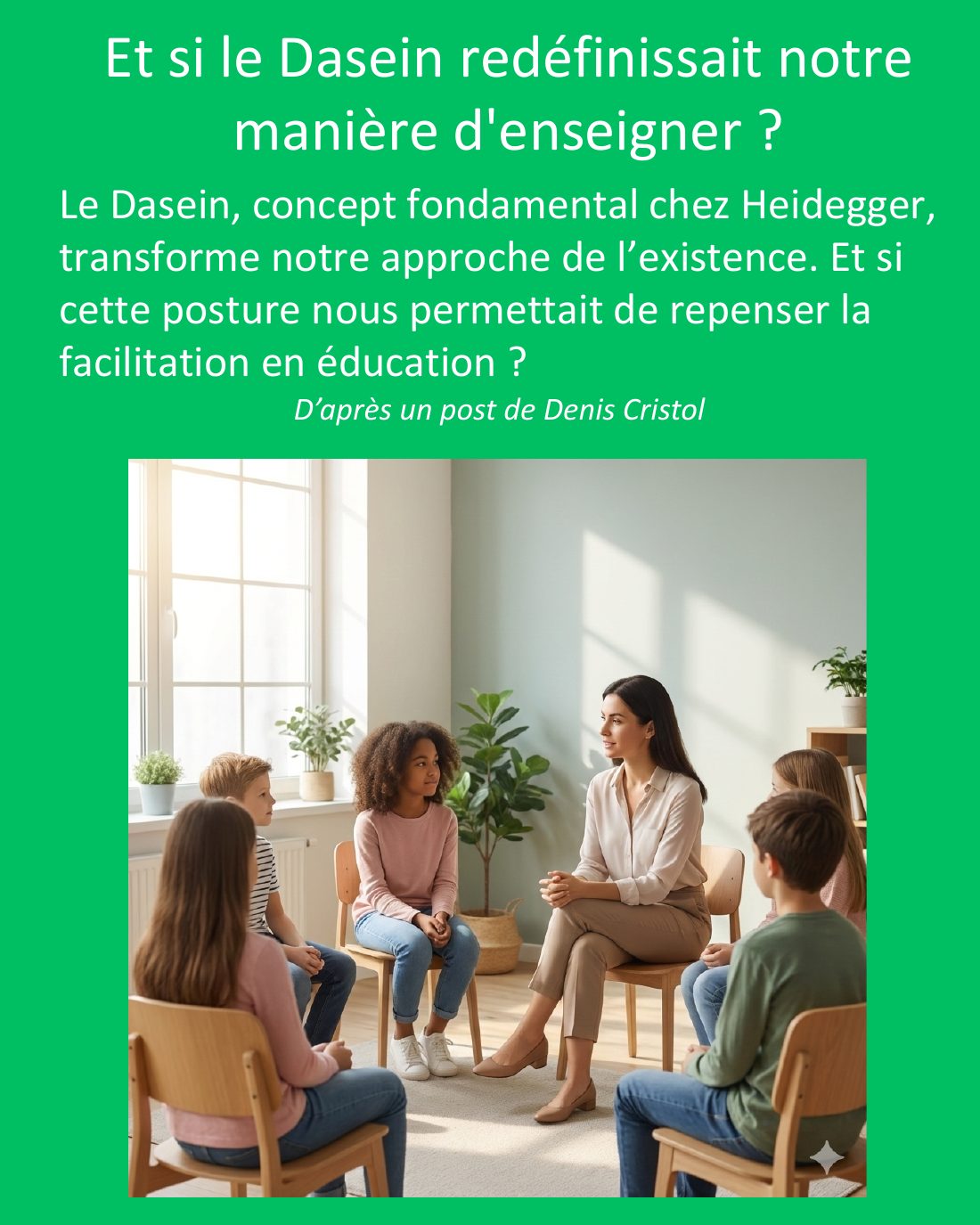 Couverture du carrousel Dasein et pédagogie - Repenser la posture du facilitateur