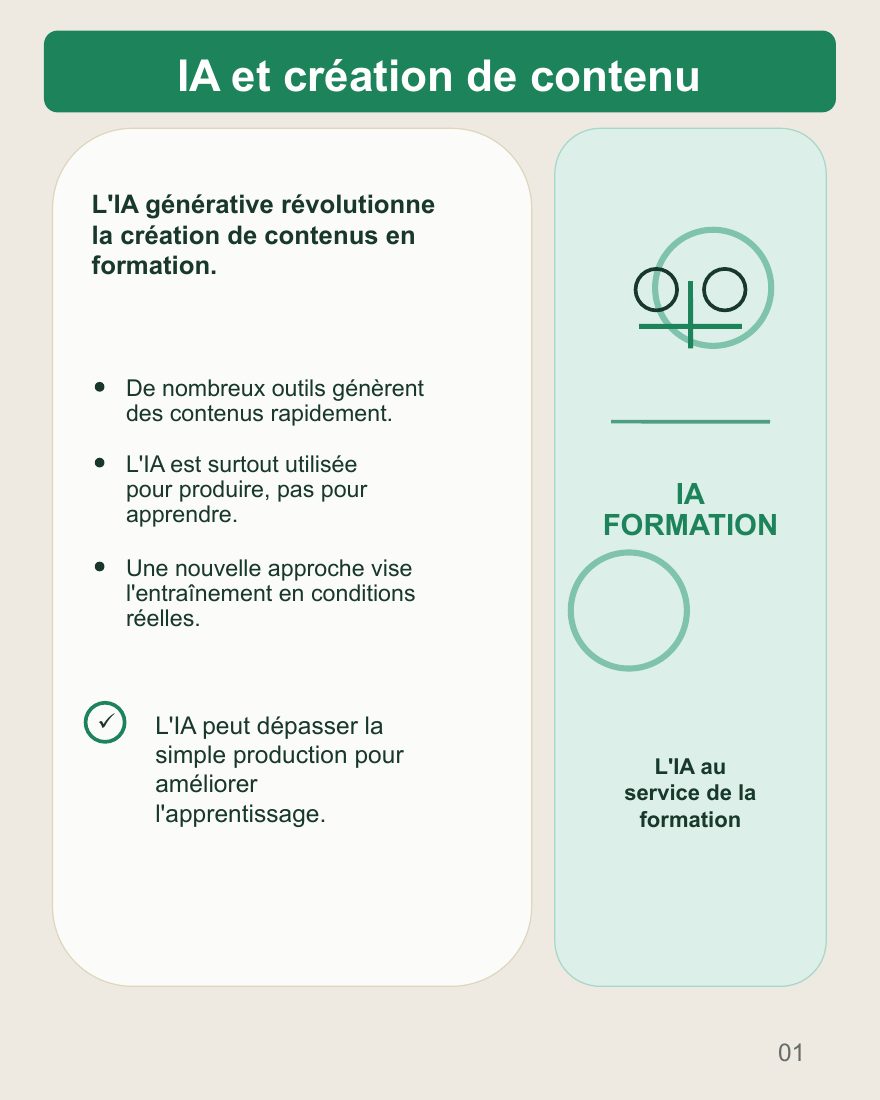 Couverture du carrousel IA de confrontation - S’entraîner en conditions réelles