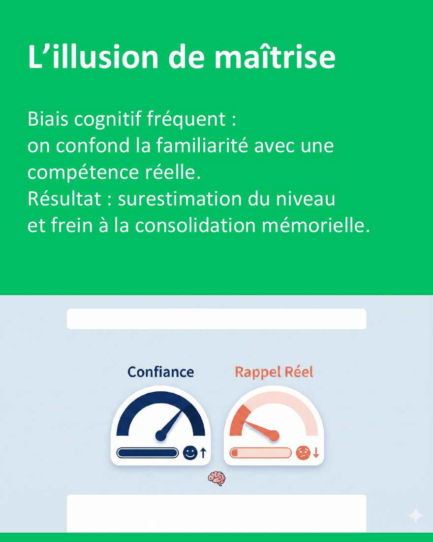 Couverture du carrousel Illusion de maîtrise - Distinguer familiarité et compétence