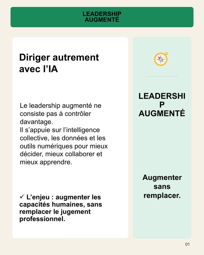 Couverture du carrousel Leadership augmenté - Décider et collaborer avec l’IA