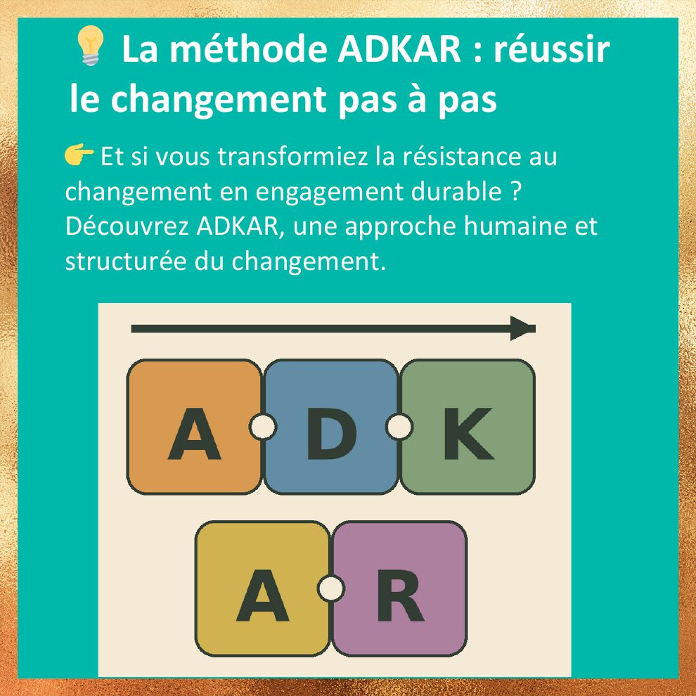 Couverture du carrousel Modèle ADKAR - Réussir le changement en cinq étapes