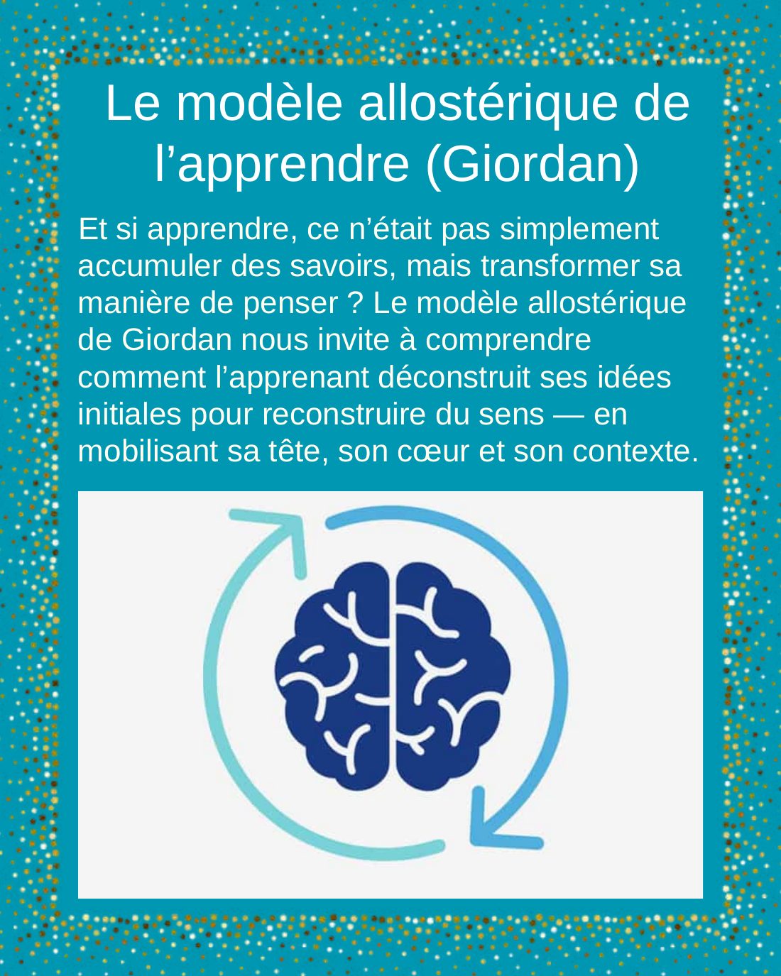 Couverture du carrousel Modèle allostérique de Giordan - Transformer les conceptions