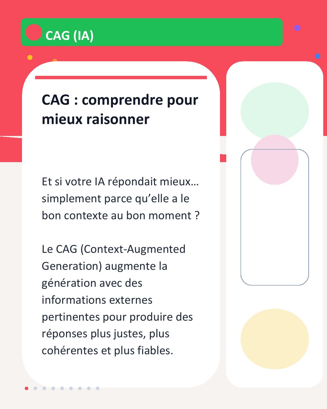 Couverture du carrousel RAG et CAG - Donner le bon contexte à l’IA