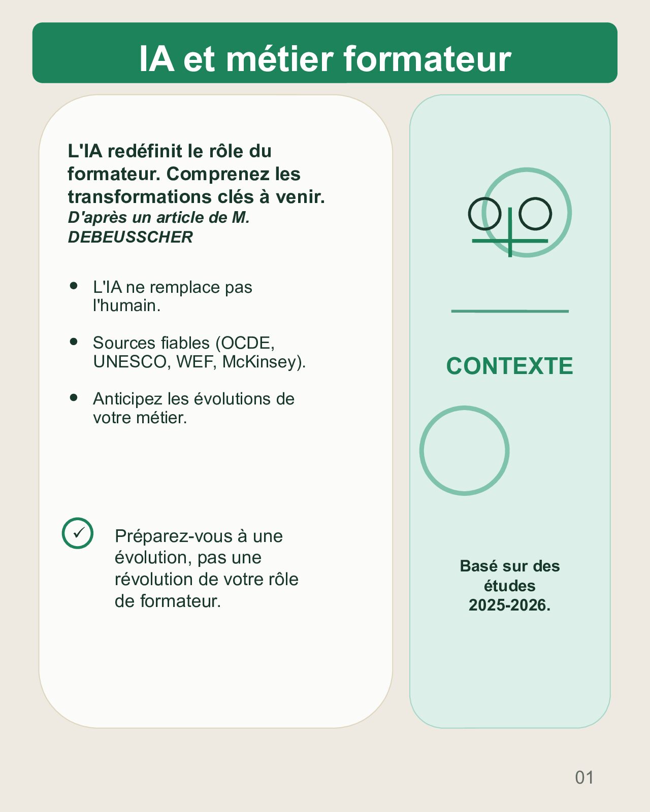Couverture du carrousel Formateur et IA : un duo sous contrôle pédagogique