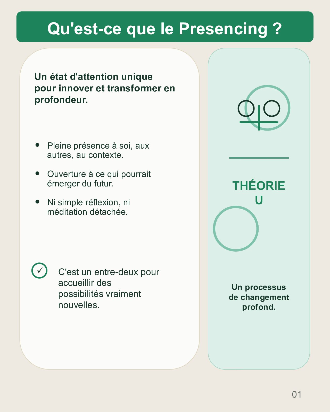Couverture du carrousel Théorie U : du lâcher-prise au laisser-venir