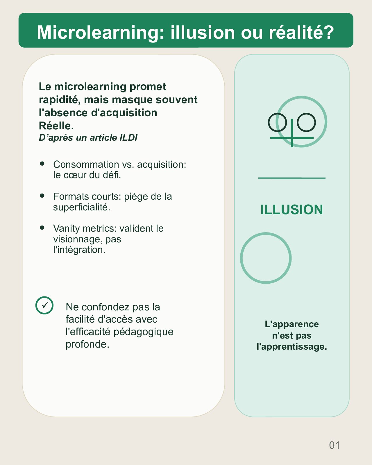 Couverture du carrousel Microlearning : dépasser l’illusion de rapidité