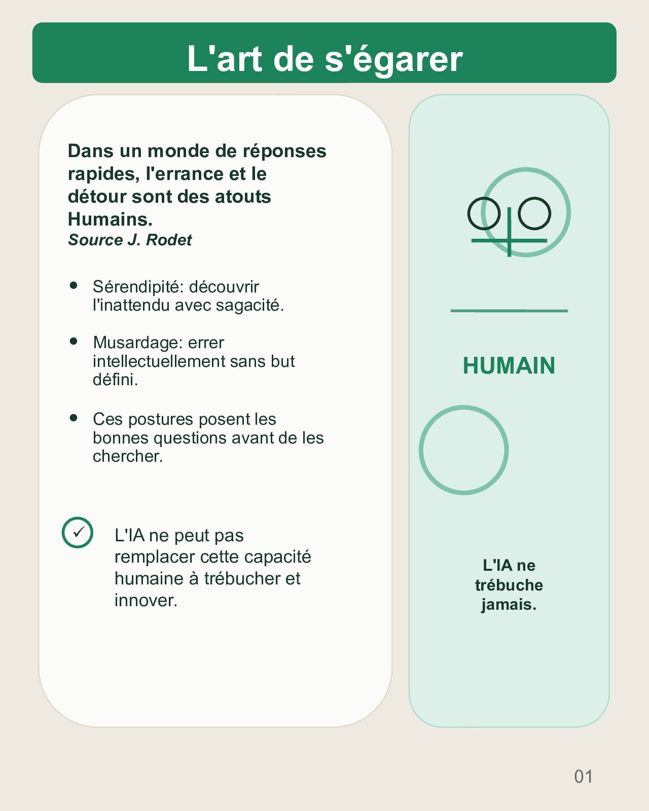 Couverture du carrousel Musardage et sérendipité, l’art créatif de s’égarer